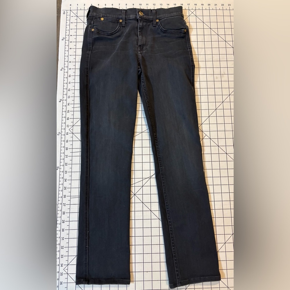 7 For All Mankind Women’s Size 27 Gray The Modern Straight‎ Jeans